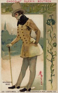 ブルジョワの衣装、1830年 作： French School